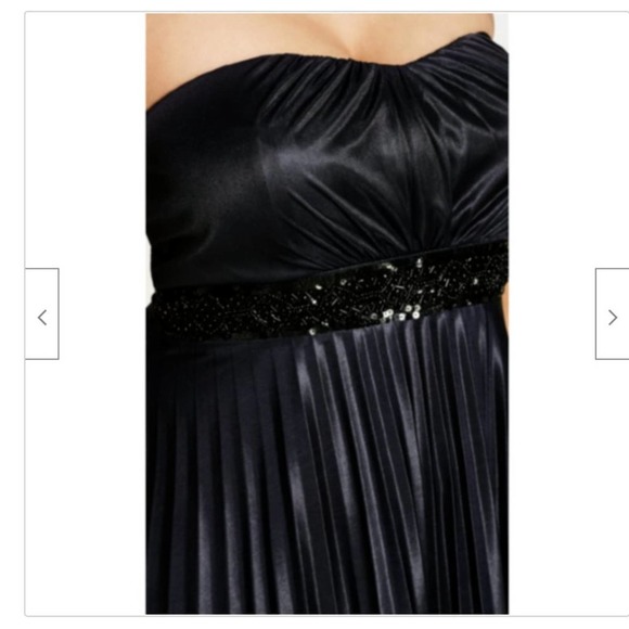 NWT City Chic Maxi Helena Border Strapless Dress size 20 Plus Homecoming - Picture 2 of 5